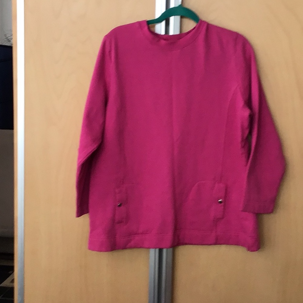 💋💋Links sz 1X hot pink sweatshirt💋💋